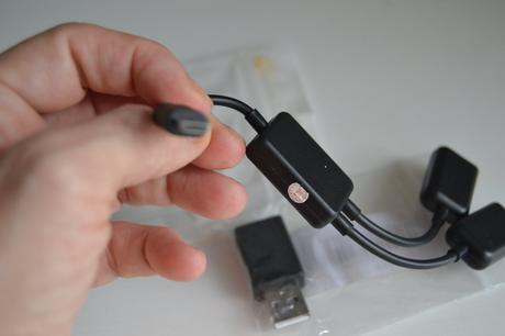 Usb-c 3.1 rozdvojka na usb m / f, 