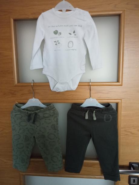 Tepláky, mikiny, body dino, ježko, maskáčové, pepco,80