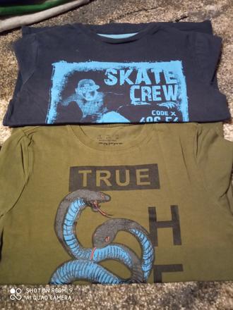 Tričká s dlhým rukávom, f&f,128