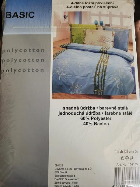 Posteľné obliečky na manželskú posteľ- nove, šírka (cm): 140,dĺžka (cm): 220