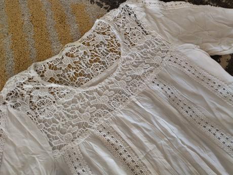 Čipkovaný top s/m, s