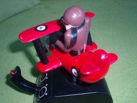 Pilot vo vojenskom lietadle,