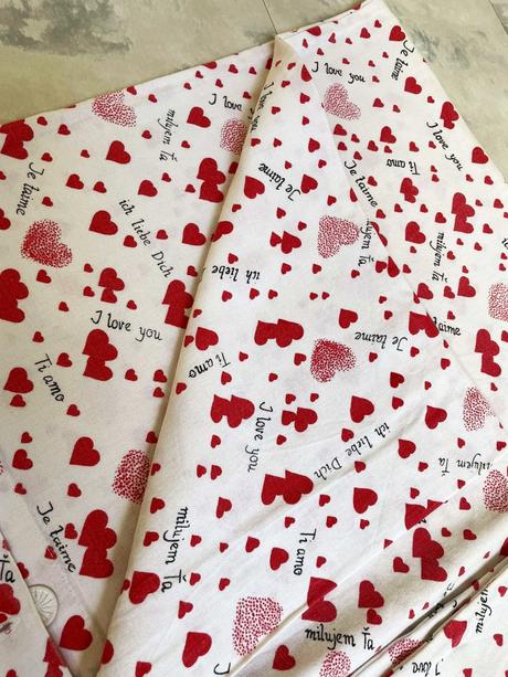 Bavlnené posteľné prádlo pre zamilovaných, 