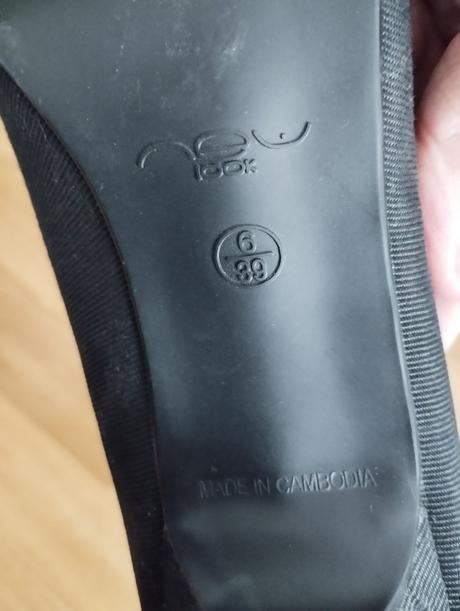 Čierne lodičky new look č.39, new look,39