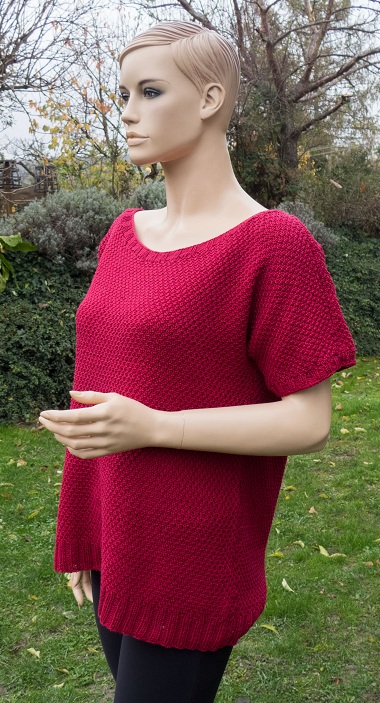 Ručne pletený pulóver 44, 44