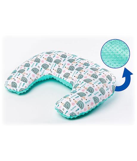 Sensillo vankúš na dojčenie minky mätový ježkovia, 