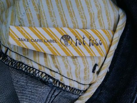 Dámske tmavo modré rifle, fat face, m