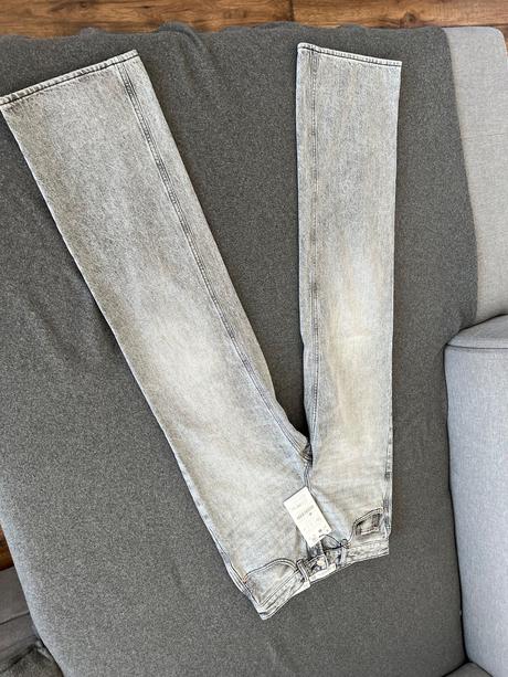 Široké straight wide rifle  s vysokým pásom, stradivarius,36