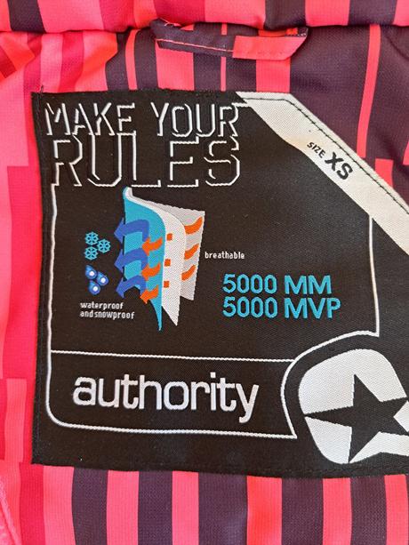 Zimná lyžiarska bunda, authority,xs