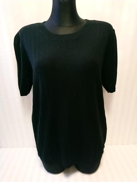 Dámsky čierny pulóvrikový top, tu woman, xxl