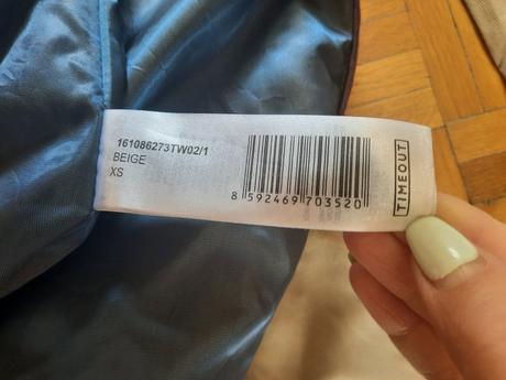 Dámsky prechodný trenčkot, timeout,xs