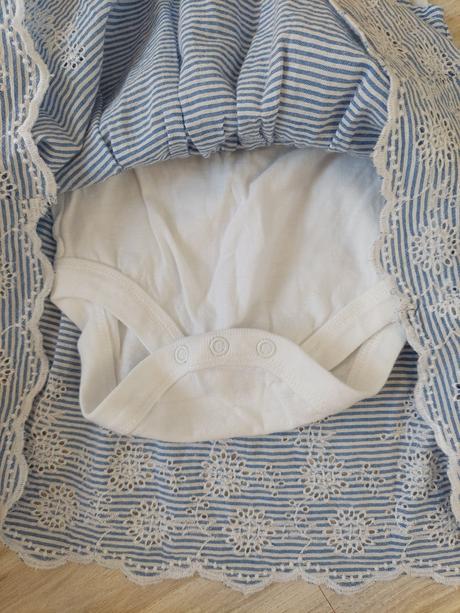 Šatky so všitym bodynkom, primark,68