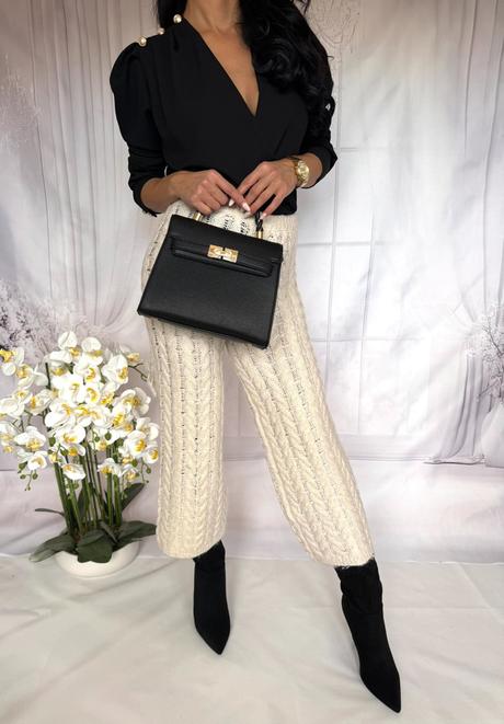 Zara - pletené kulotky, zara,xs