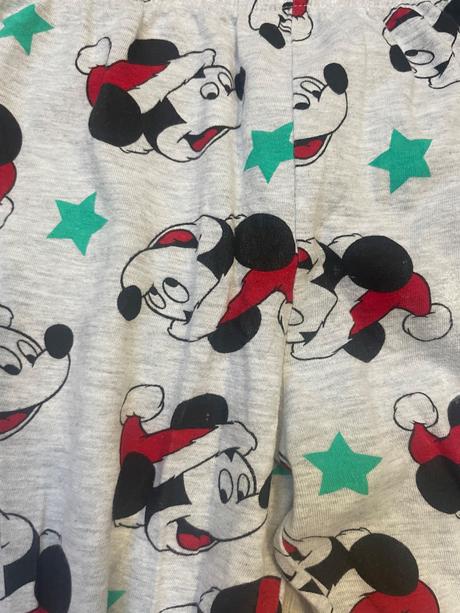Mickey vianočné pyžamové nohavice, primark,122
