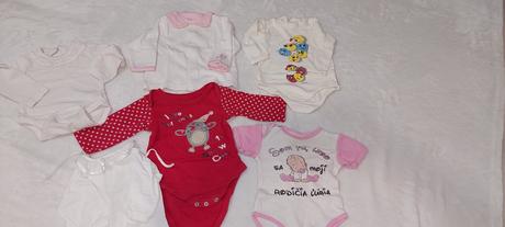 Tričko s dlhým rukávom 56 až 74, 62