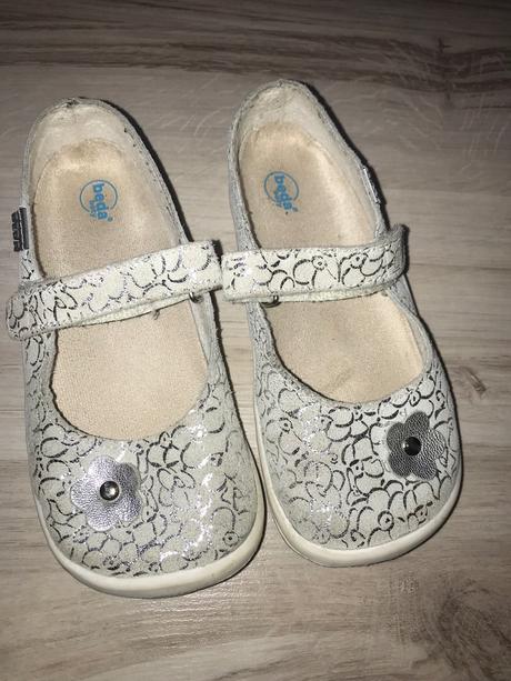 Barefoot balerínky beda boty silver, beda,28