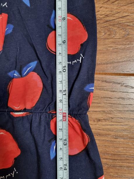 B1953 overal jablká, h&m,98