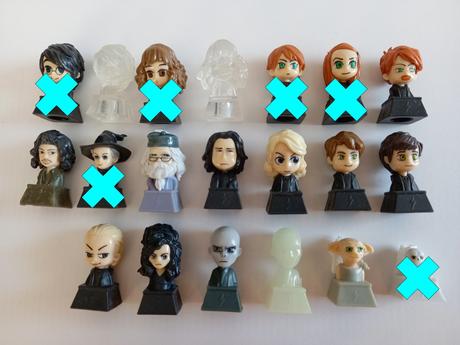 Harry potter - postavičky z lídla, 