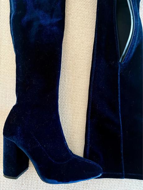 Zamatové čižmy zara, zara,36