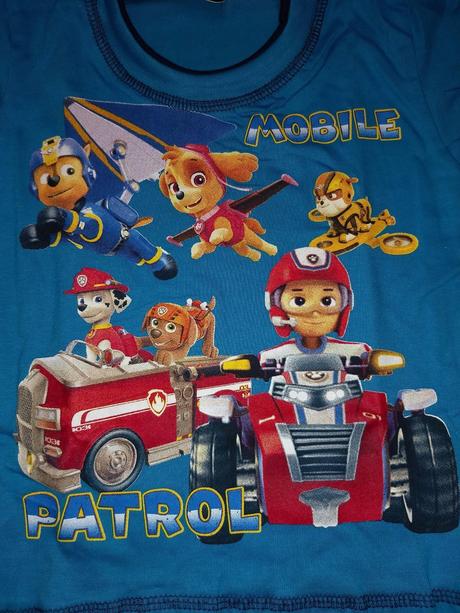 Bavlnené tričko patrola, 80
