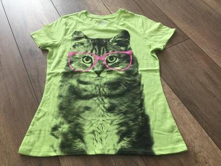 Tricko s mackou (xl/xg, 14-16 rokov, 164/170), 164