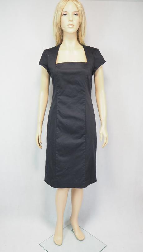 Kvalitné čierne šaty h&m, h&m,42