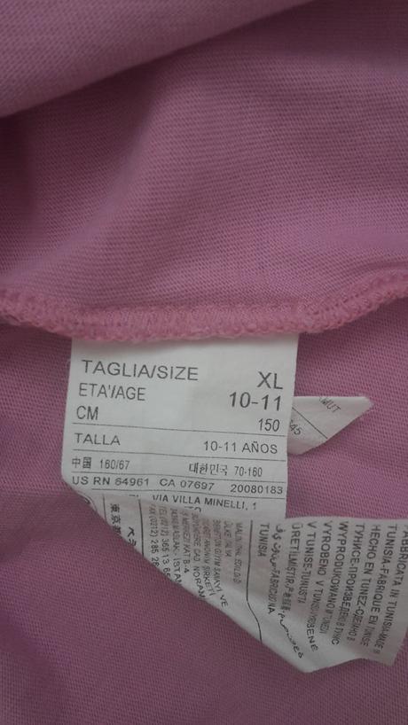 Bavlnené tričko 10-12 rokov, v.146/152, benetton,152