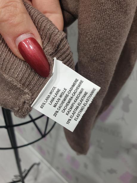 Sveter s prímesou kašmíru s/m, s