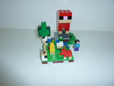 Lego minecraft ovčia farma, 