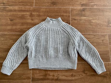 Sivý sveter, h&m,s