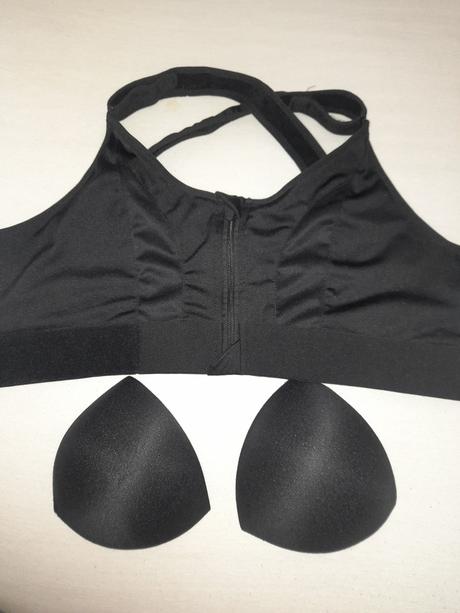 Športová podprsenka na zips, 95c