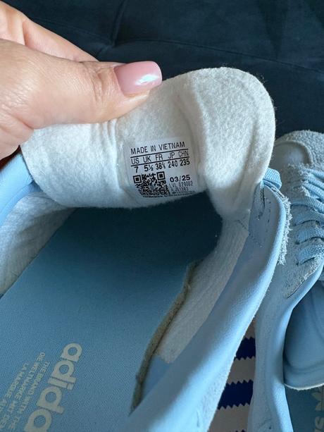 Bledomodré tenisky 38 2/3, adidas,38