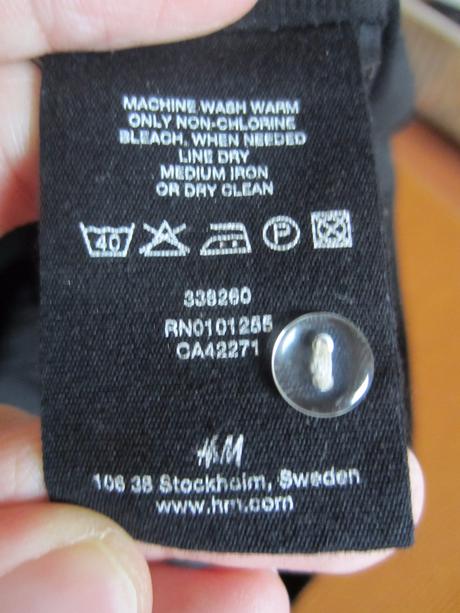 Elegantná čierna sukňa h&m, h&m,34