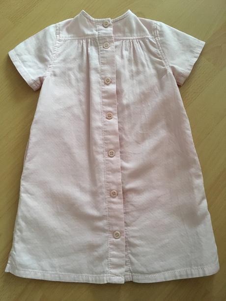 Bledoruzove saty zn.petit bateau, 86