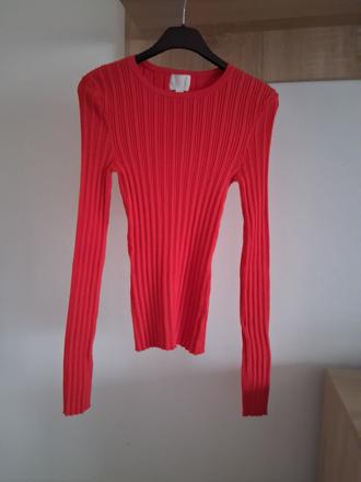 Oranžový top, h&m,s