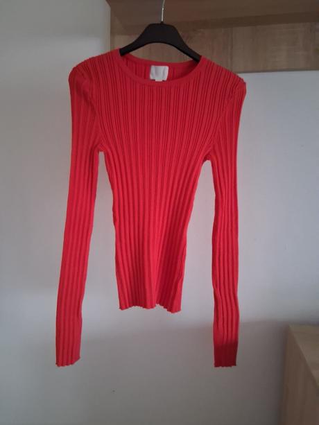 Oranžový top, h&m,s