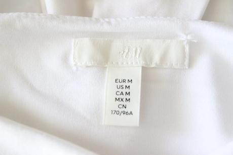 Biely body top, h&m, m, h&m,m