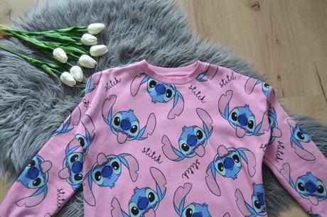 Mikiny 2ks s potlačou postavičky stitch 158 a 164, disney,158