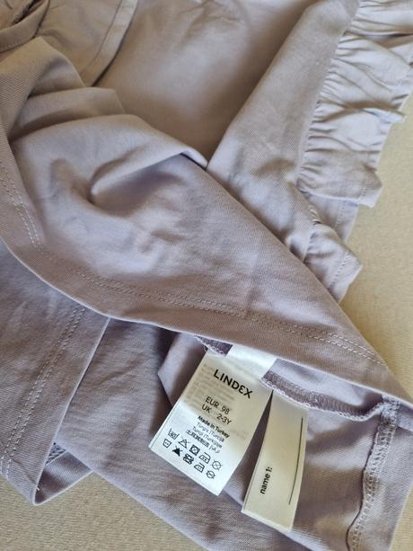 Tričko s volánovými rukávmi lindex, lindex,98