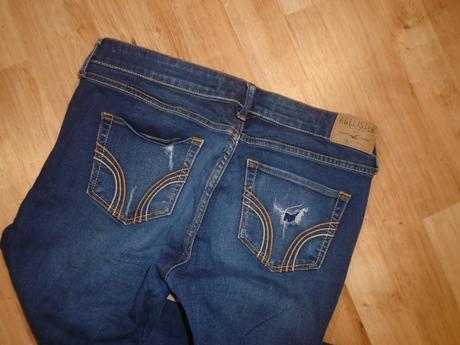 Hollister trhané pružné skinny rifle, hollister,38