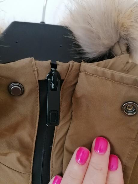 Zimná bunda paperová, zara,164