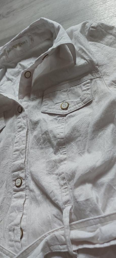 Blúzka s opaskom a iniciálmi r&d, s