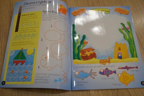 Knižka aktivity na učenie + fixka,