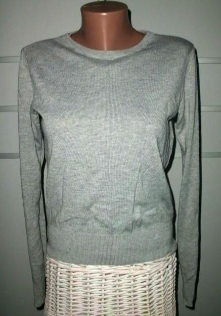 Jednoduchý sivý svetrík od zn. h&m - veľ. xs, h&m,xs