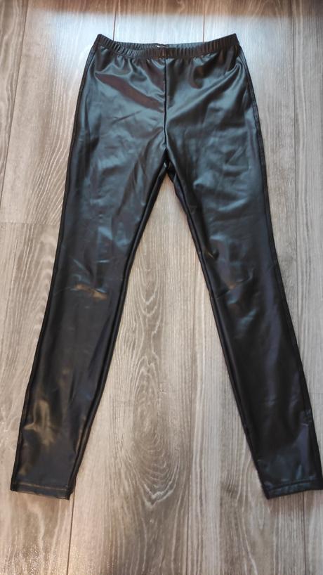 Legíny, kožený vzhľad, top stav, gate,152