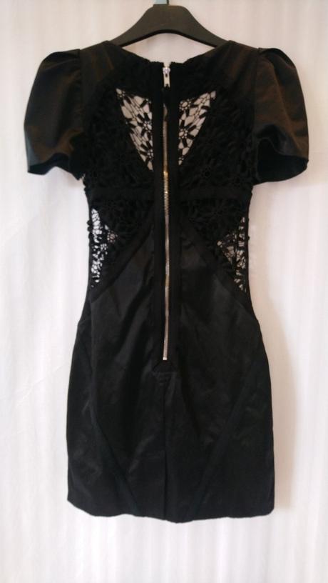 Dámske čierne šaty, gold by giles, new look,xs