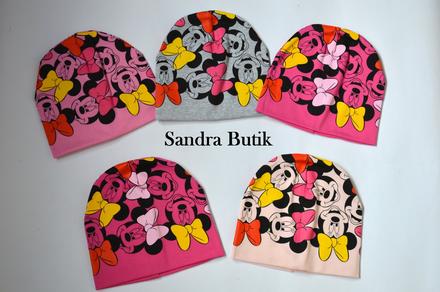 Detská bavlnená čiapočka minnie, 62 - 146