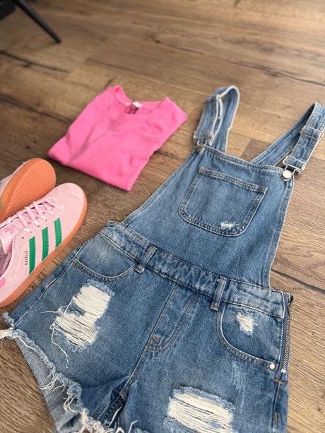 Šortky na traky xxs, denim,xs