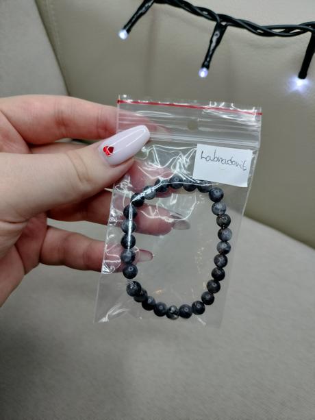 Handmade náramok z kryštálu labradonit, 