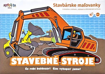Omaľovanka stavebné stroje,